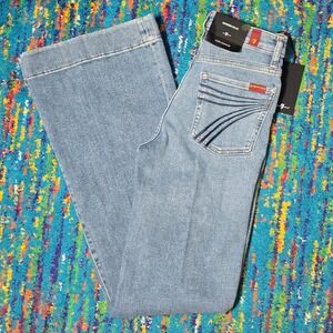 NWT 7 For All Mankind Modern Dojo Luxe Vintage Oceanstone Womens 27 x 34